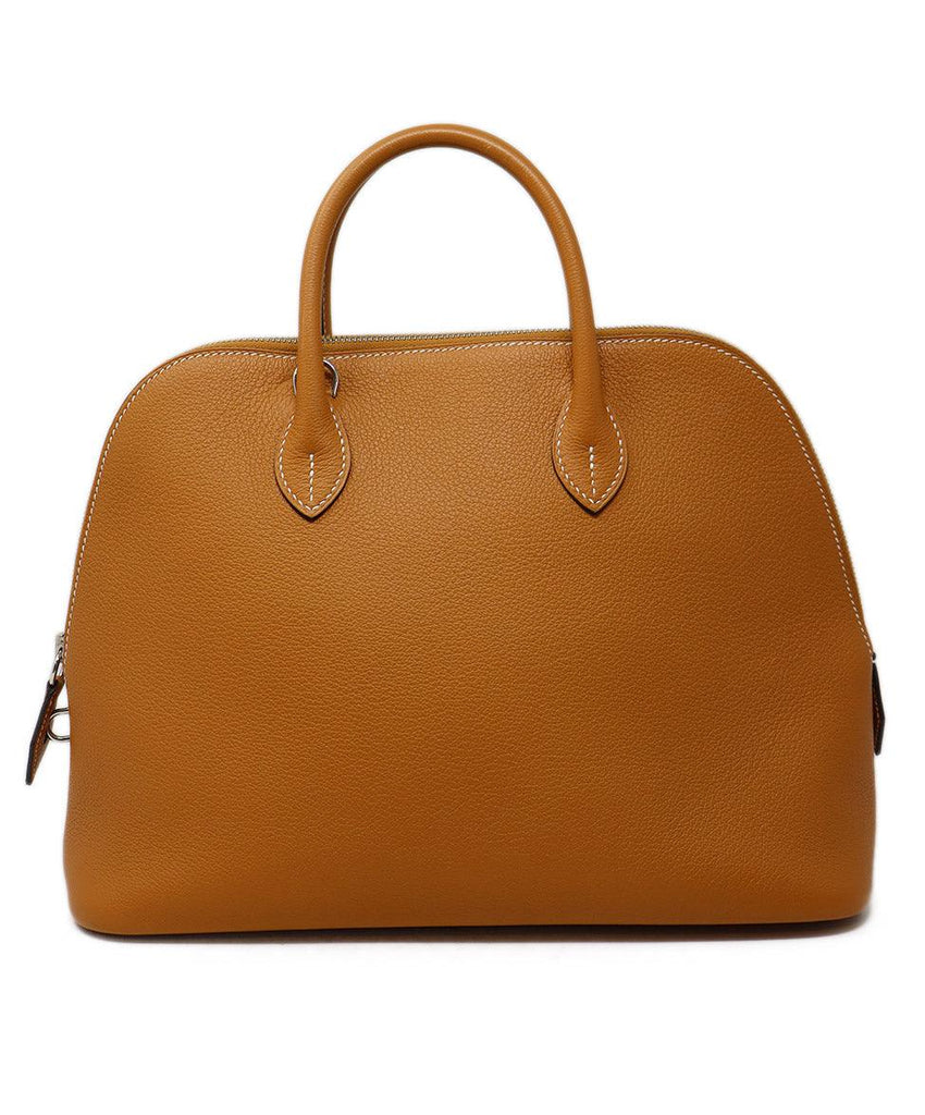 Hermes 2017 Gold Togo Leather Bolide 31 Bag - Michael's Consignment NYC