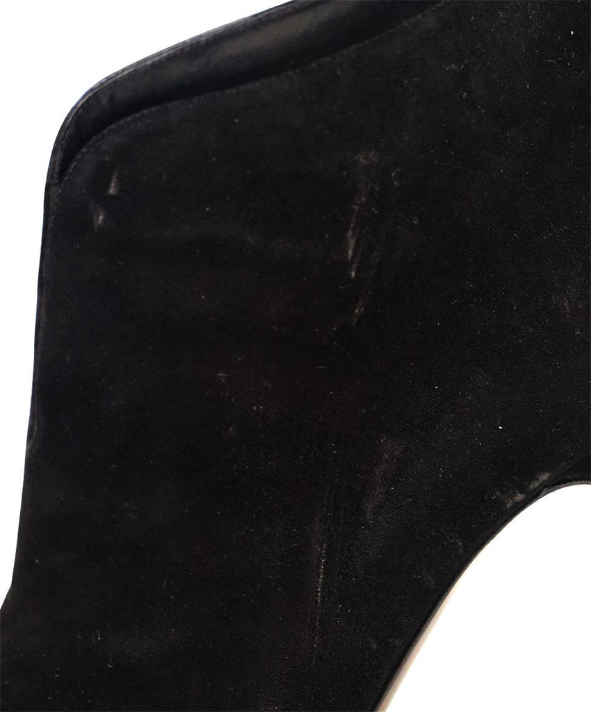 Hermes Black Suede Booties sz 10.5 - Michael's Consignment NYC