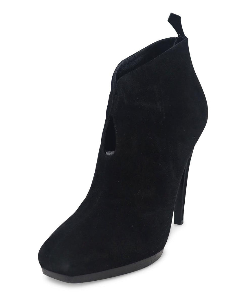Hermes Black Suede Booties sz 10.5 - Michael's Consignment NYC