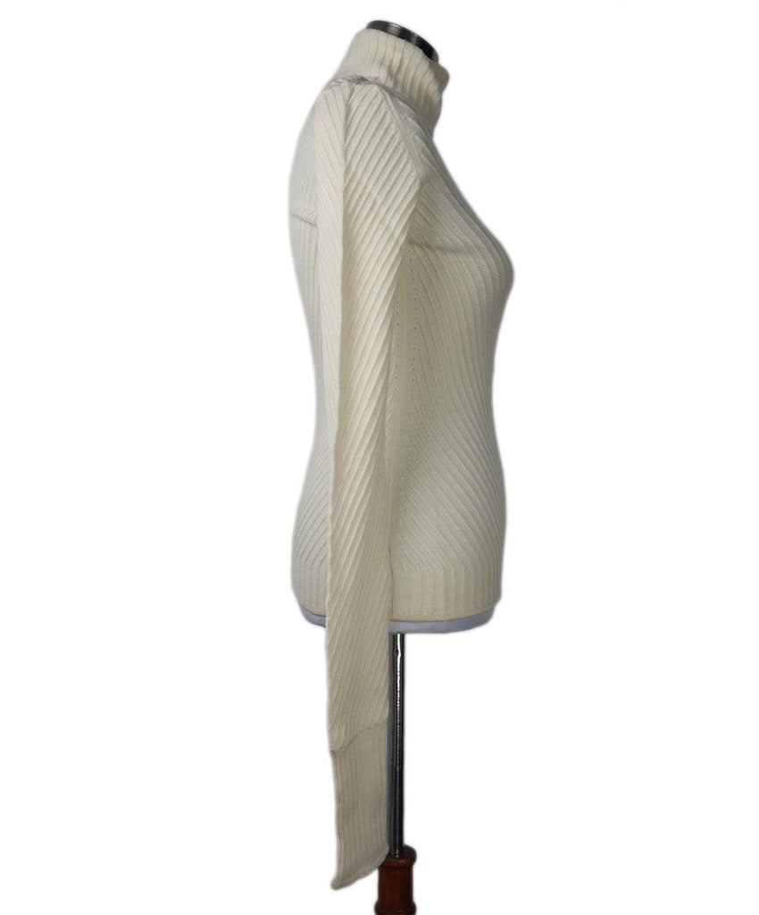 Hermes Cream Cashmere Turtleneck sz 6 - Michael's Consignment NYC