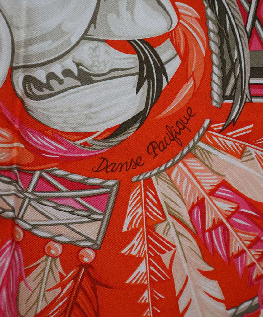 Hermes Danse Pacifique Print Silk Scarf - Michael's Consignment NYC