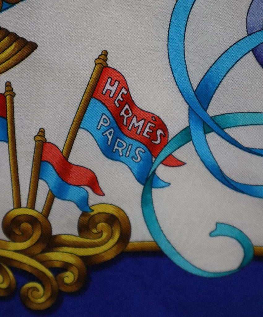 Hermes Luna Park Print Silk Scarf - Michael's Consignment NYC