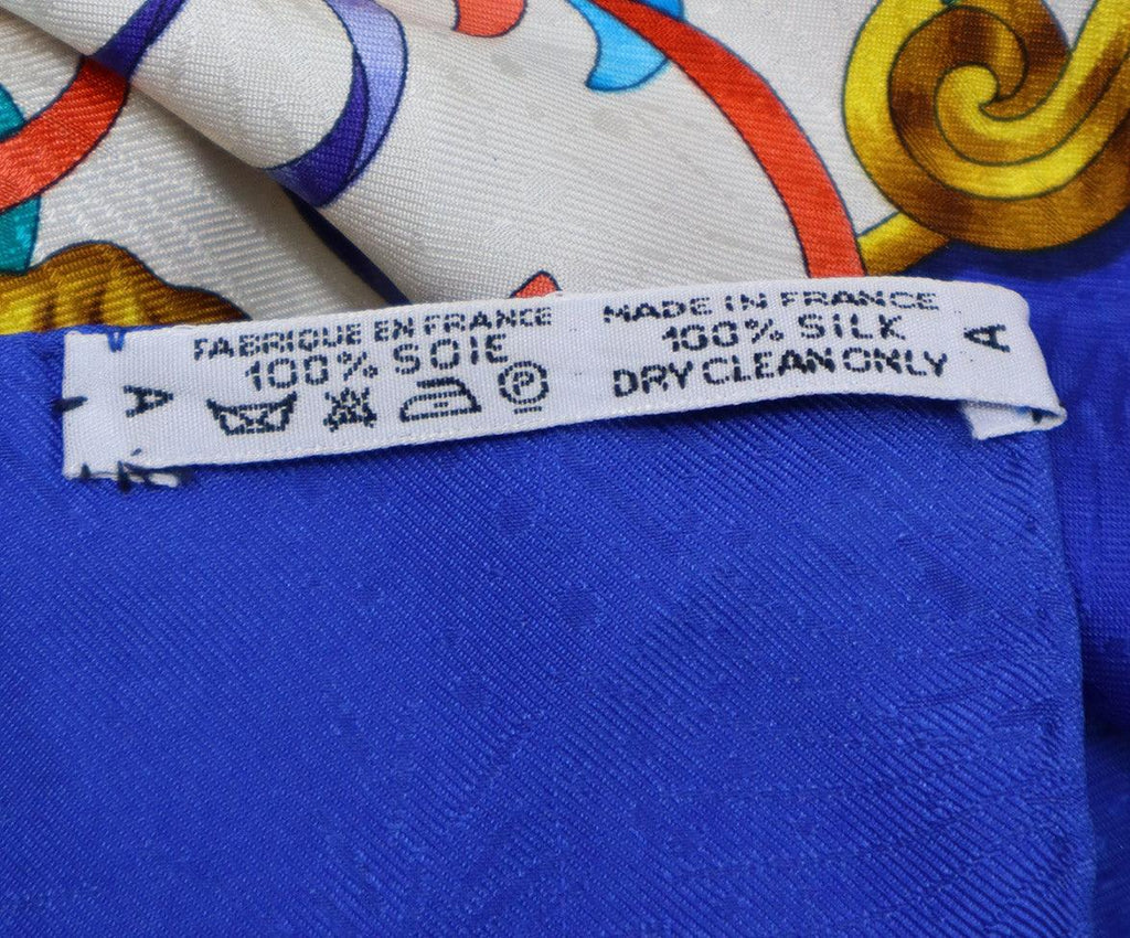 Hermes Luna Park Print Silk Scarf - Michael's Consignment NYC
