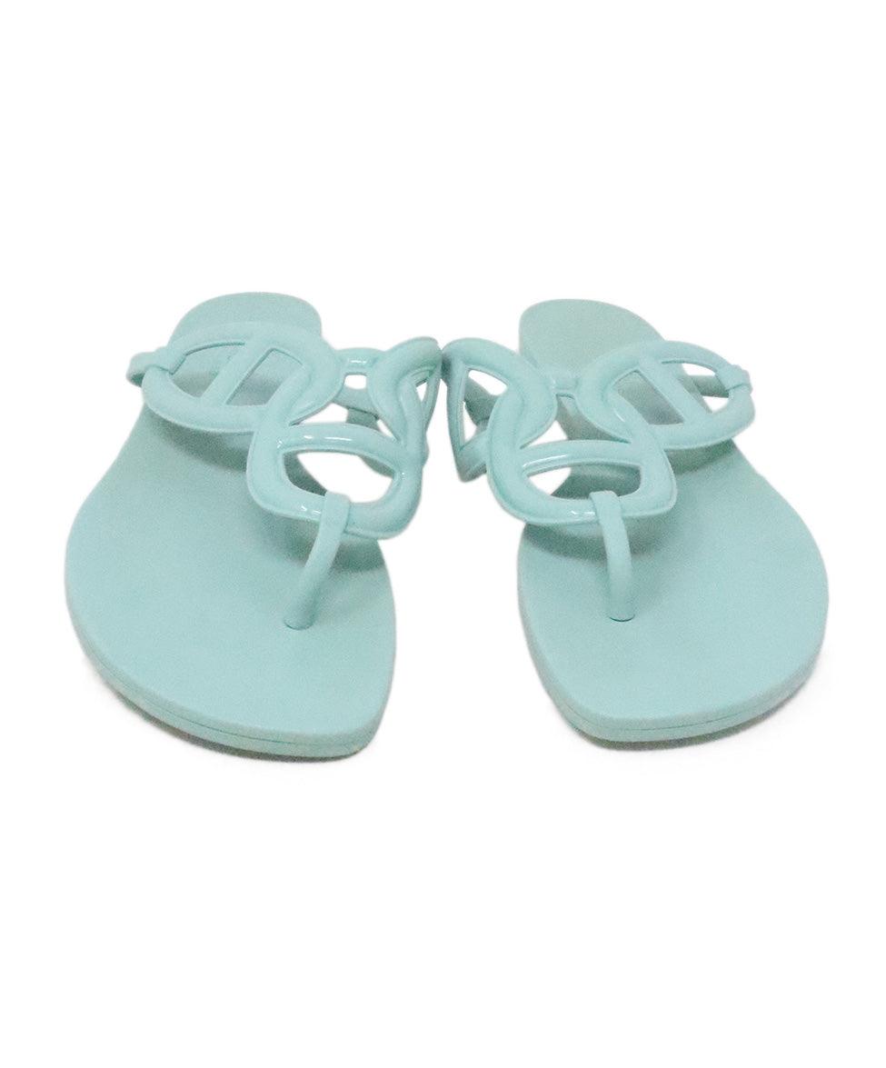 NWT Hermes Egerie Sandals Color Vert Waterproof TPU... - Depop