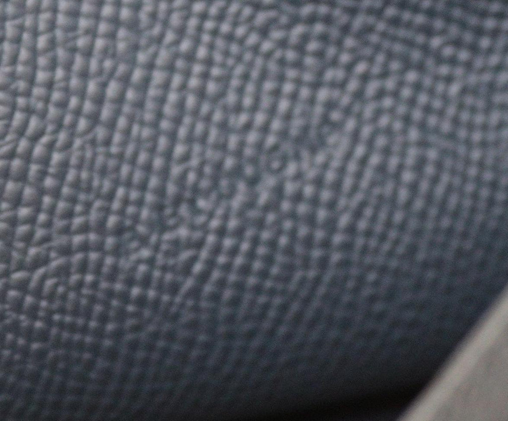 Hermes Navy Leather Wallet - Michael's Consignment NYC