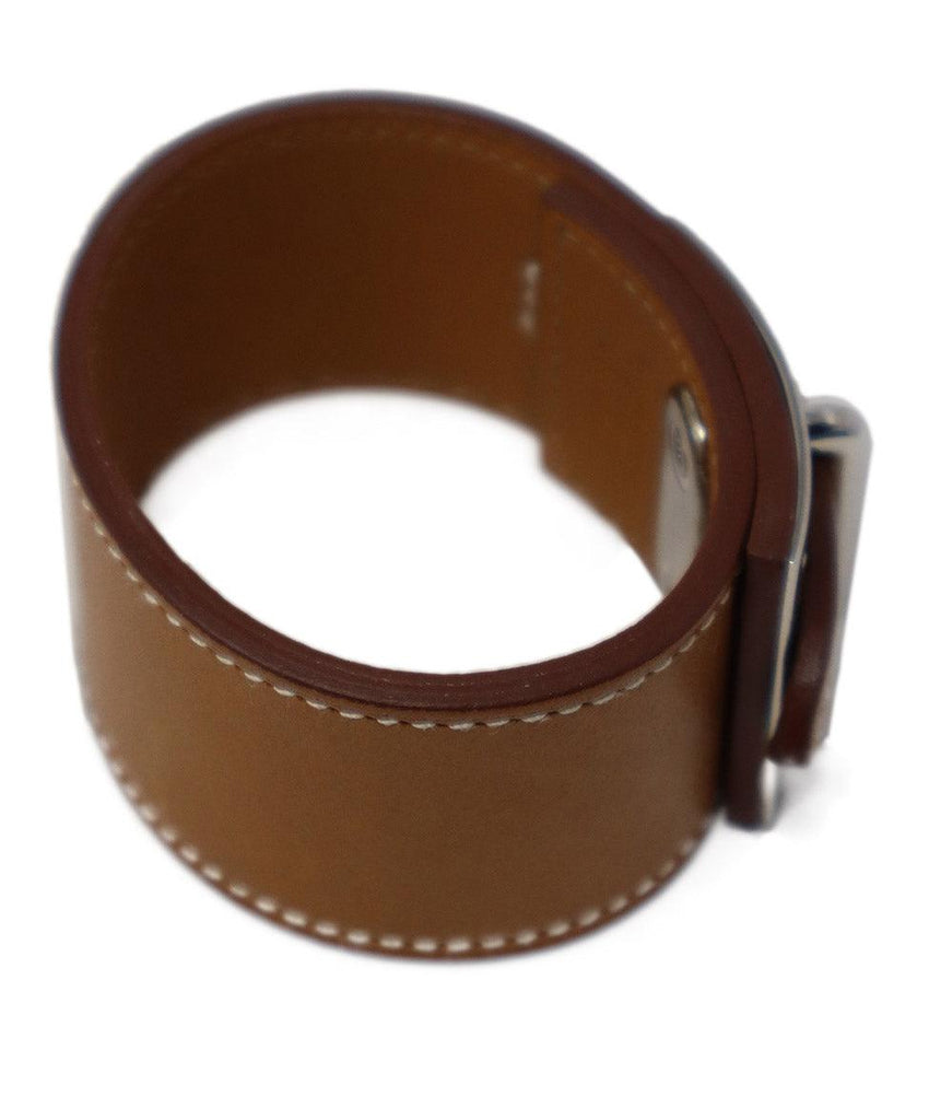 Hermes Tan Leather Barenia Intense Bracelet - Michael's Consignment NYC