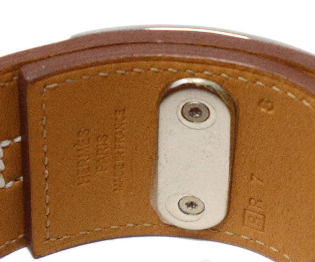 Hermes Tan Leather Barenia Intense Bracelet - Michael's Consignment NYC