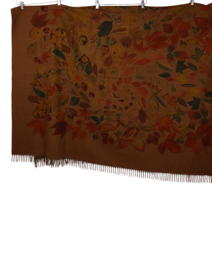 Hermes Tourbillons Print Cashmere Throw Blanket - Michael's Consignment NYC
