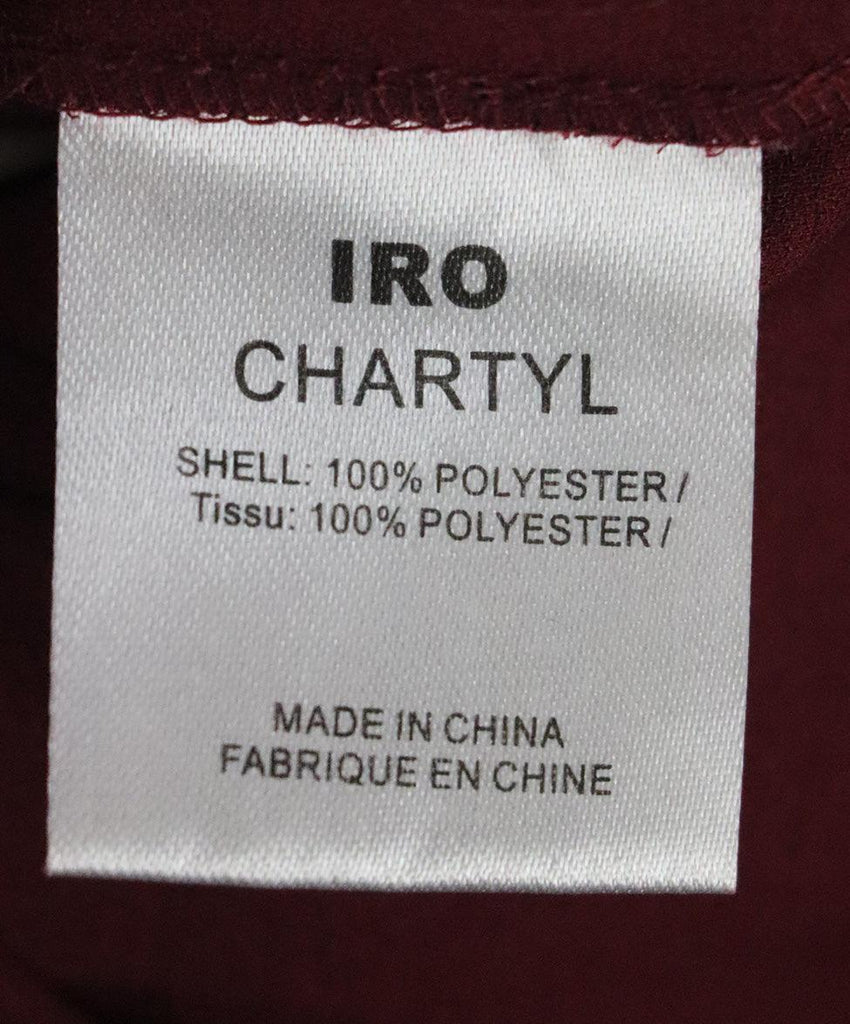 IRO Burgundy Silk Dress sz 4 - Michael's Consignment NYC