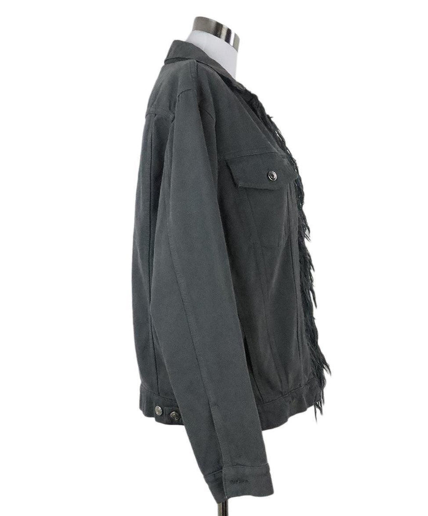 IRO Grey Denim Jacket sz 10 - Michael's Consignment NYC