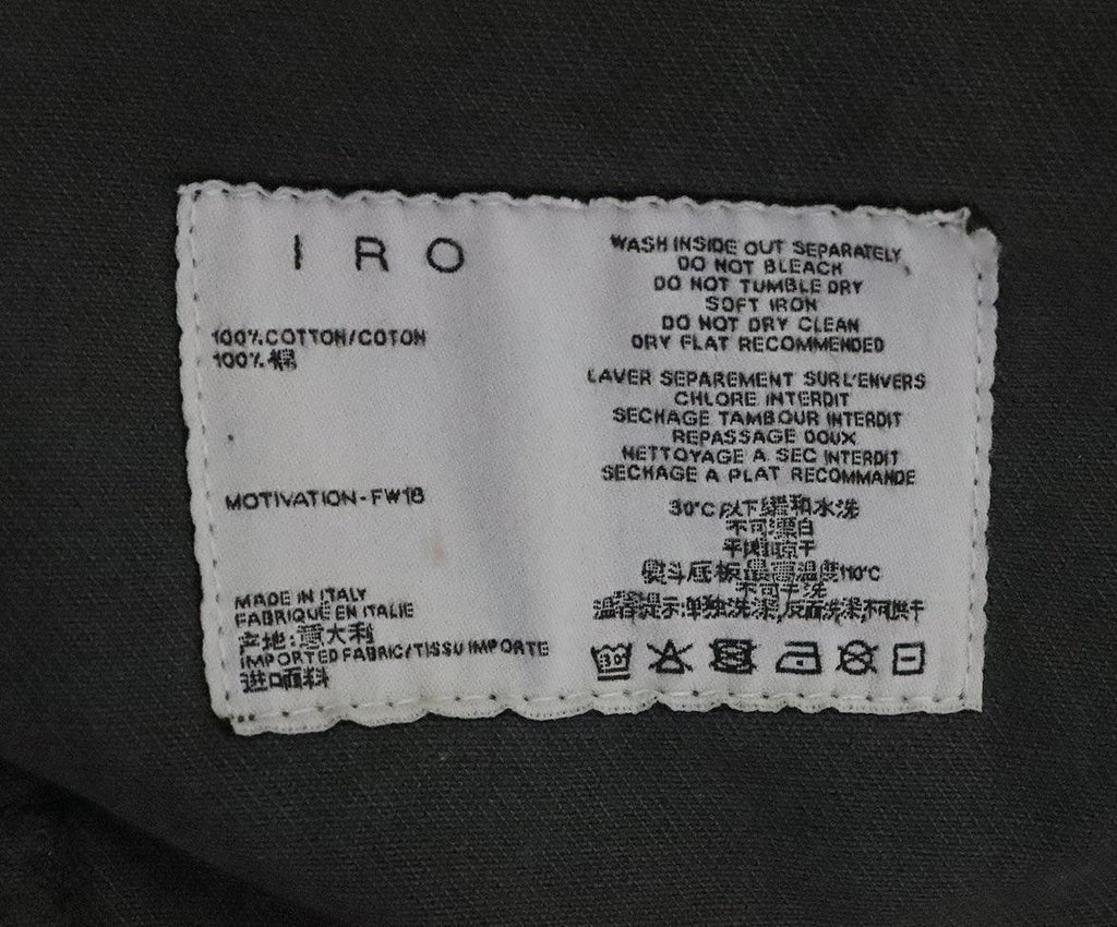 IRO Grey Denim Jacket sz 10 - Michael's Consignment NYC