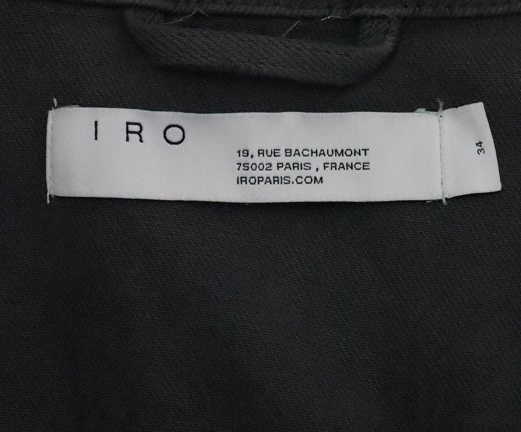 IRO Grey Denim Jacket sz 10 - Michael's Consignment NYC