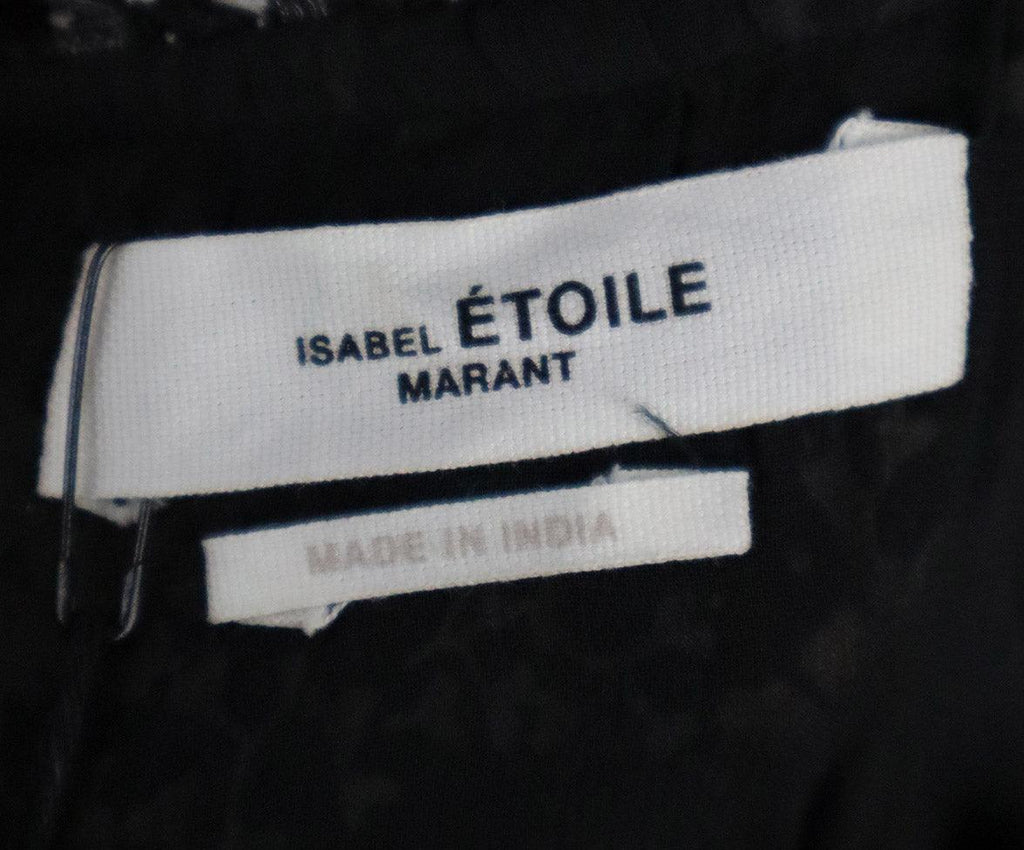 Isabel Marant B&W Floral Print Blouse sz 6 - Michael's Consignment NYC