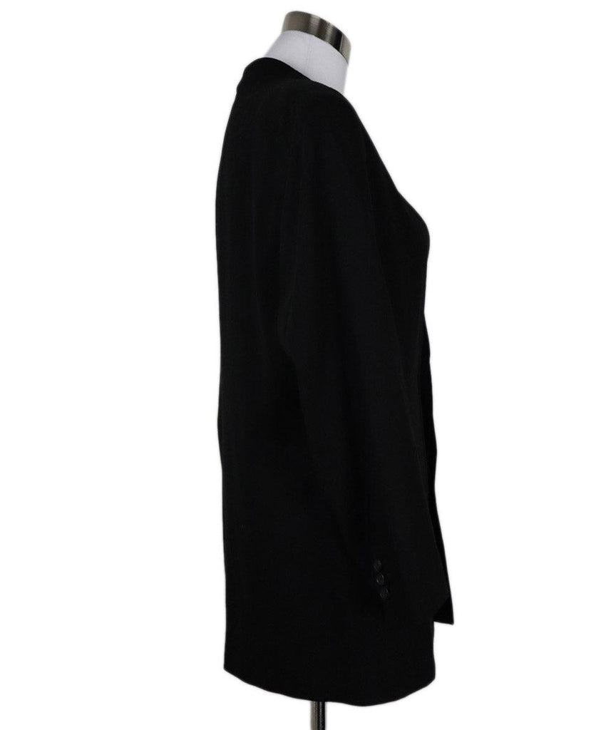 Issey Miyake Black Wool Jacket sz 14 - Michael's Consignment NYC