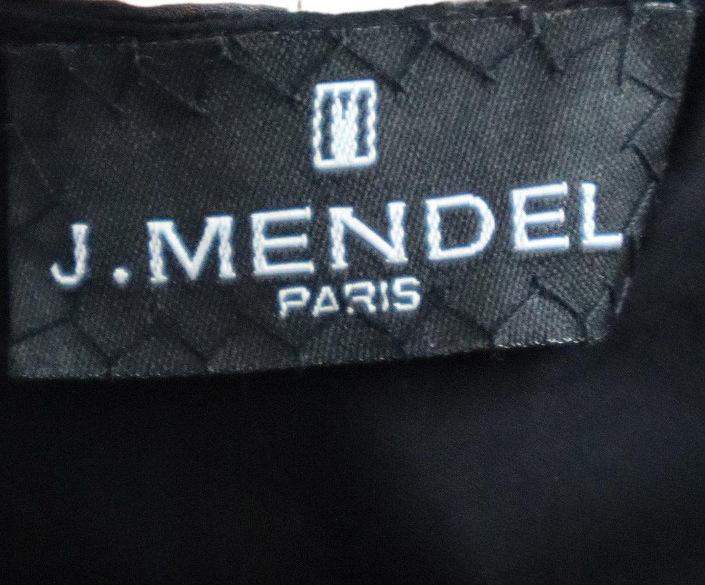 J. Mendel Blue & Black Wool Dress sz 8 - Michael's Consignment NYC