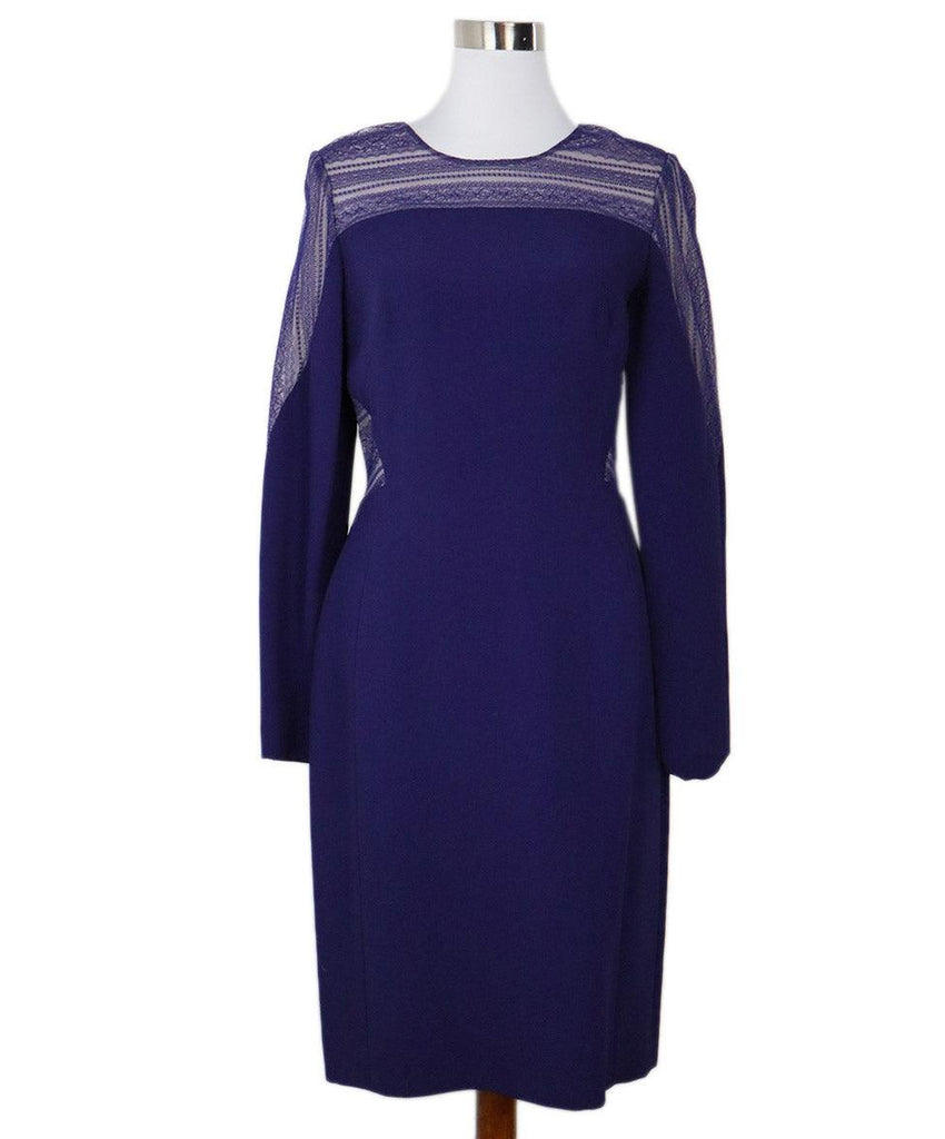 J. Mendel Purple Lace Dress sz 6 - Michael's Consignment NYC