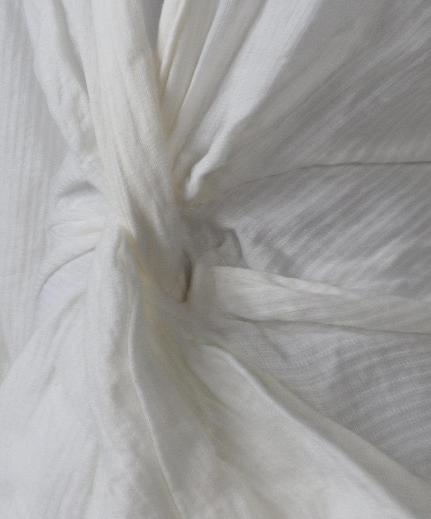Jacquemus White Linen Cotton Dress sz 2 - Michael's Consignment NYC