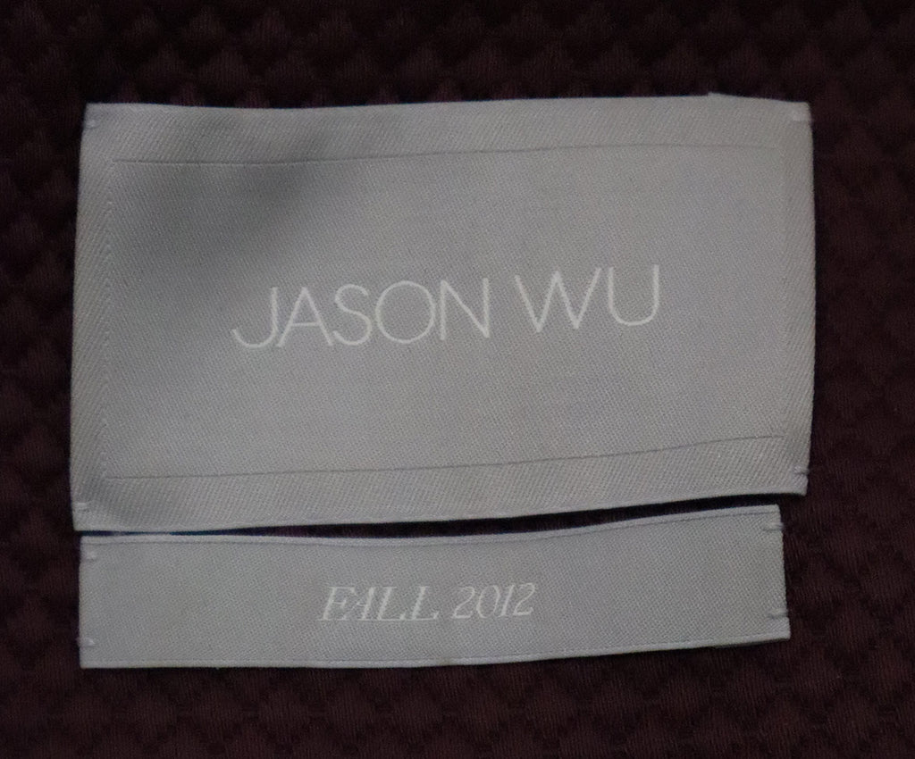 Jason Wu Burgundy Cotton Dress sz 12 - Michael's Consignment NYC