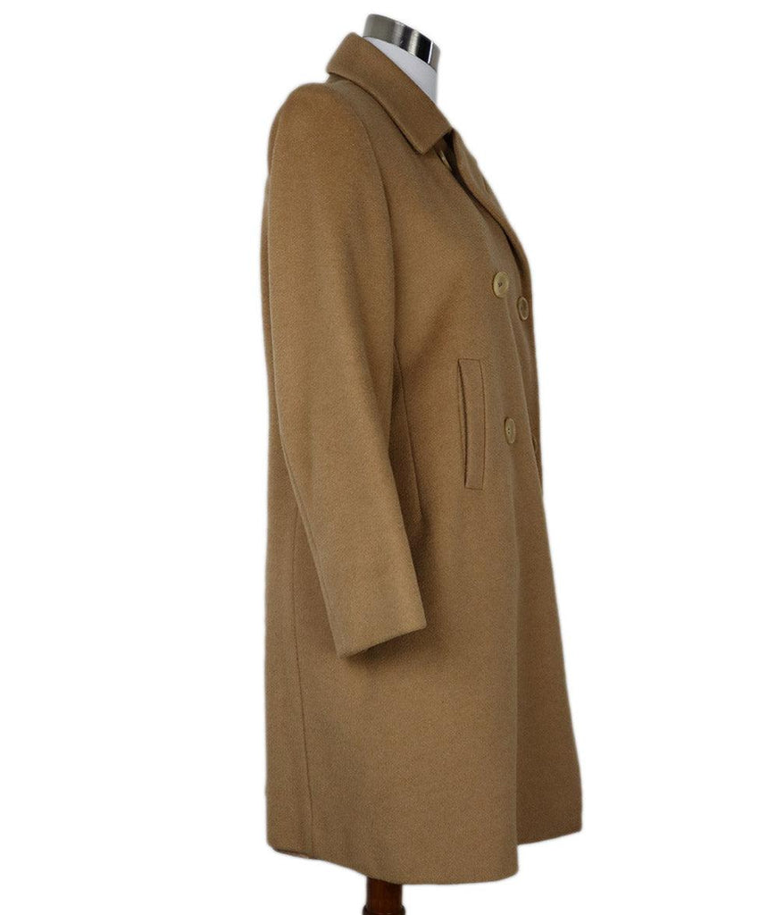 Jil Sander Camel Wool & Cashmere Coat sz 8 - Michael's Consignment NYC