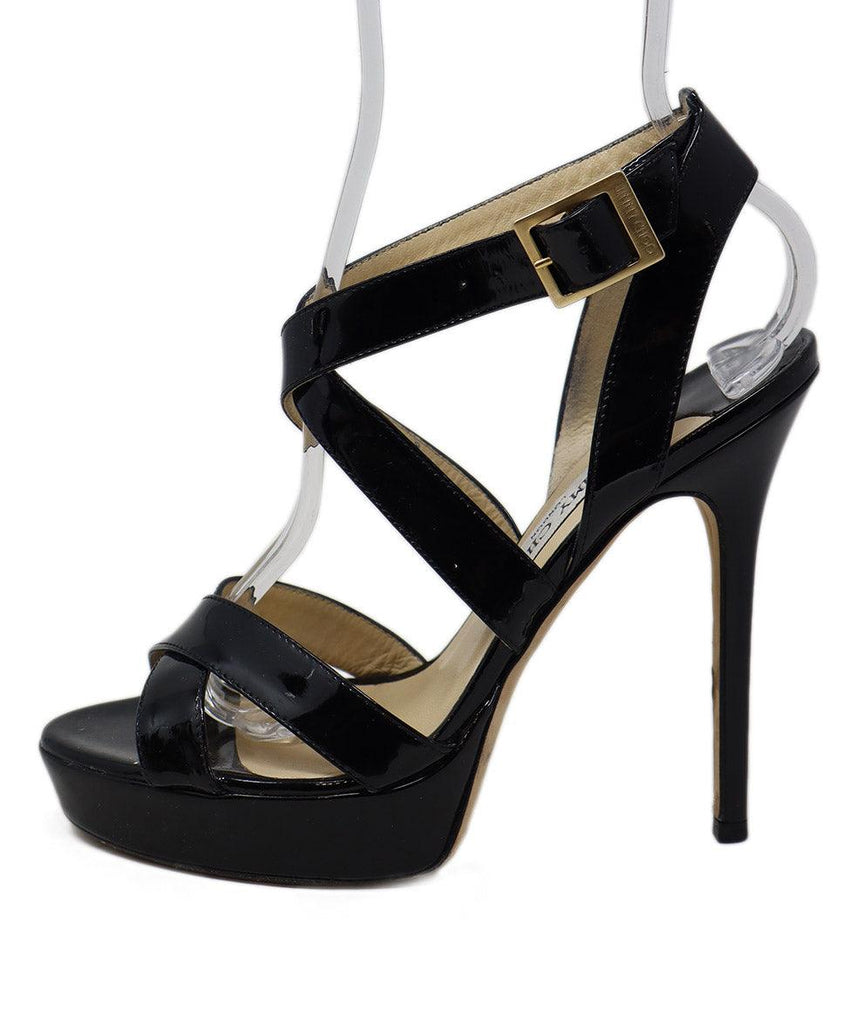 Jimmy Choo Black Patent Leather Heels sz 7.5 - Michael's Consignment NYC