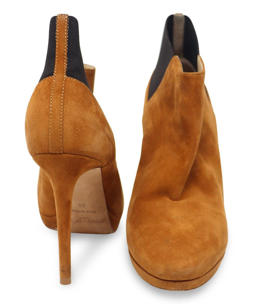 Jimmy Choo Brown Suede Booties sz 6 - Michael's Consignment NYC