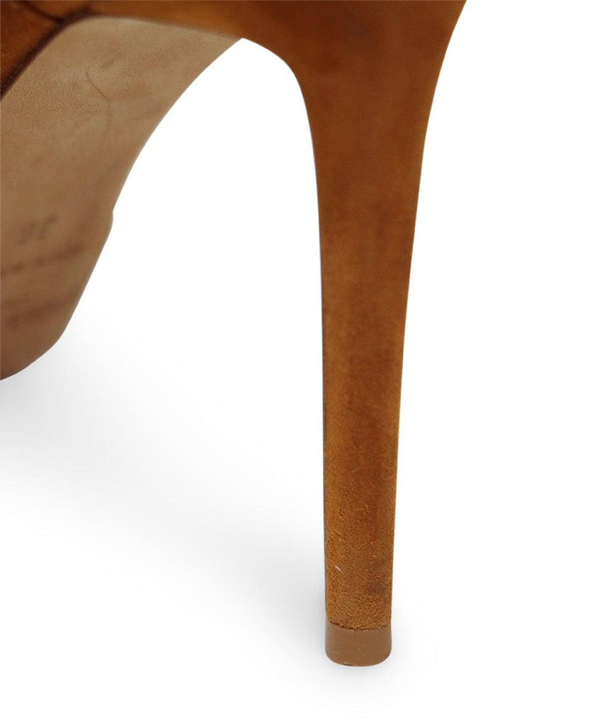 Jimmy Choo Brown Suede Booties sz 6 - Michael's Consignment NYC
