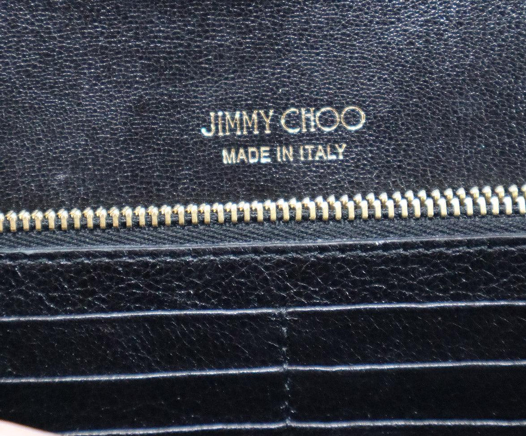 Jimmy Choo Metallic Glitter Clutch - Michael's Consignment NYC