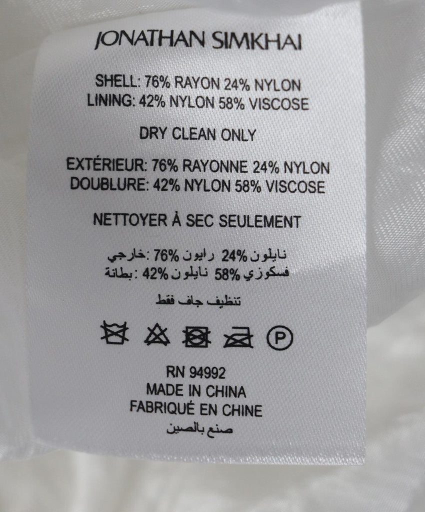 Jonathan Simkhai White Pants sz 4 - Michael's Consignment NYC