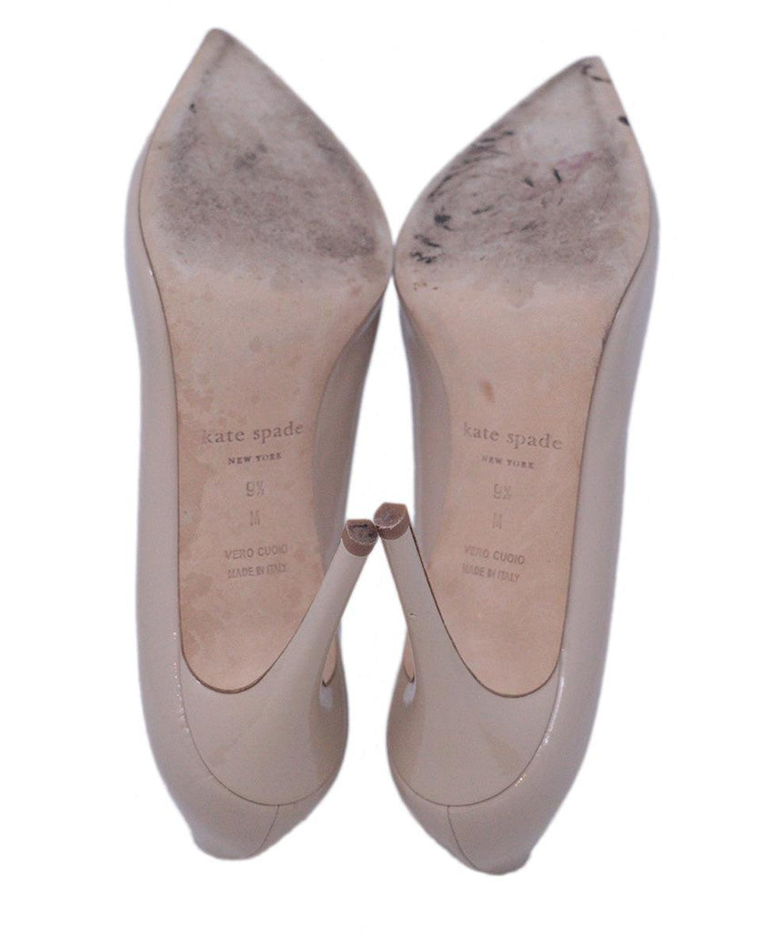 Kate Spade Beige Patent Leather Heels sz 9.5 - Michael's Consignment NYC
