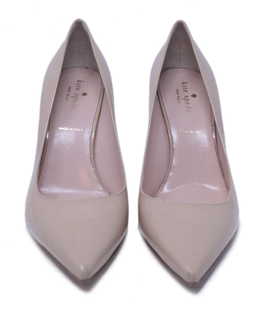 Kate Spade Beige Patent Leather Heels sz 9.5 - Michael's Consignment NYC