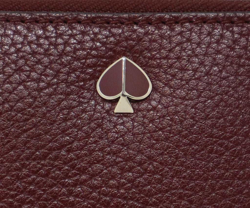 Kate Spade Burgundy Leather Wallet - Michael's Consignment NYC