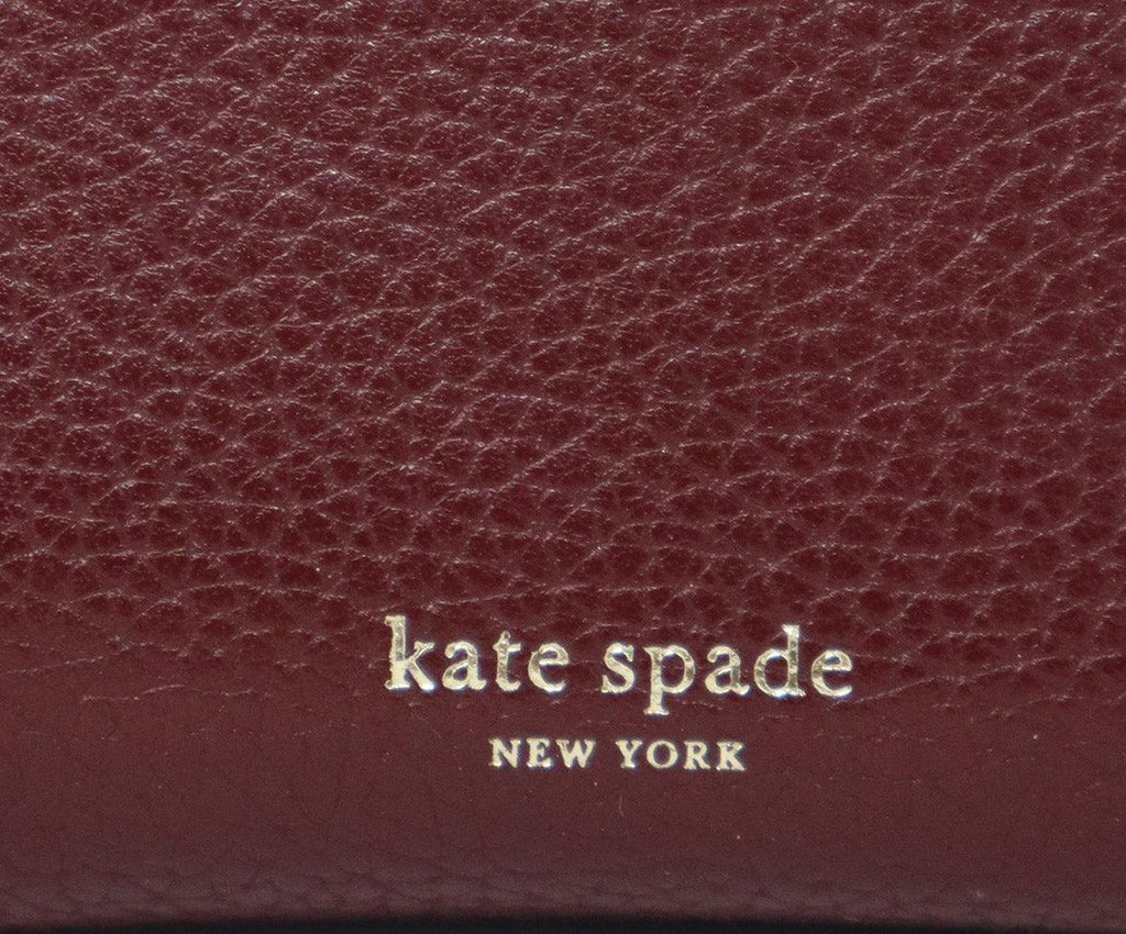 Kate Spade Burgundy Leather Wallet - Michael's Consignment NYC