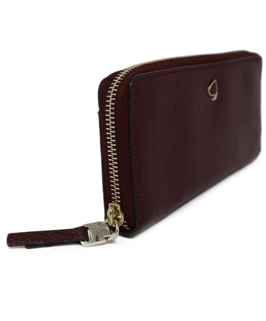 Kate Spade Burgundy Leather Wallet - Michael's Consignment NYC