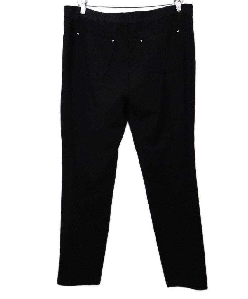 Lafayette Black Suede Pants sz 12 - Michael's Consignment NYC