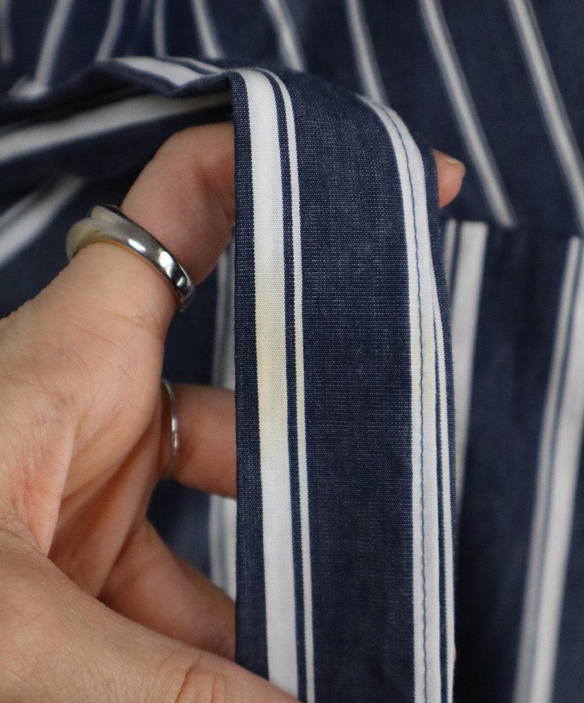 Lafayette Blue & White Striped Cotton Dress sz 8 - Michael's Consignment NYC