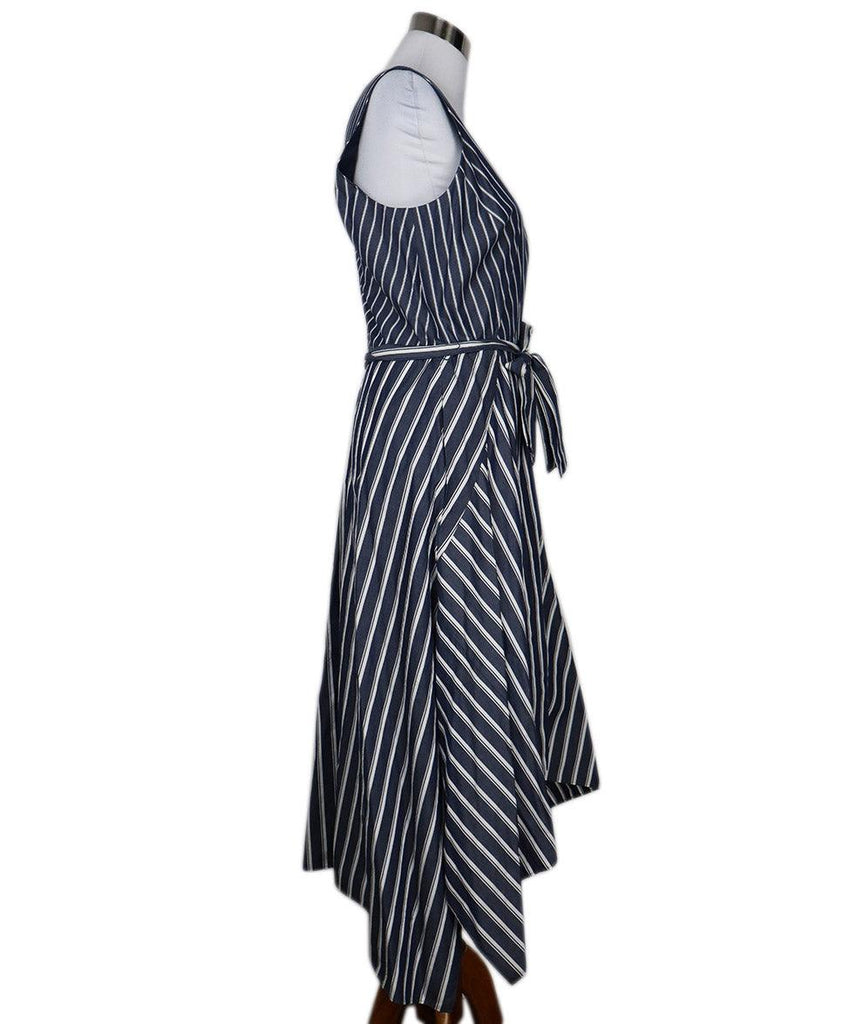 Lafayette Blue & White Striped Cotton Dress sz 8 - Michael's Consignment NYC