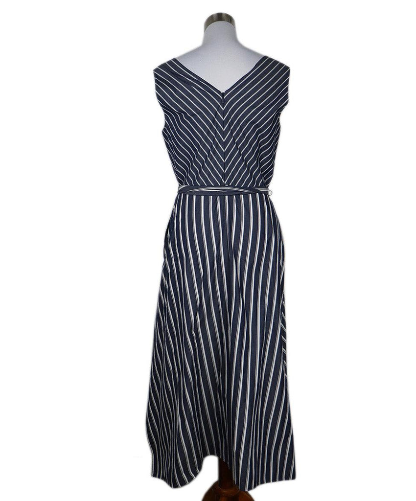 Lafayette Blue & White Striped Cotton Dress sz 8 - Michael's Consignment NYC