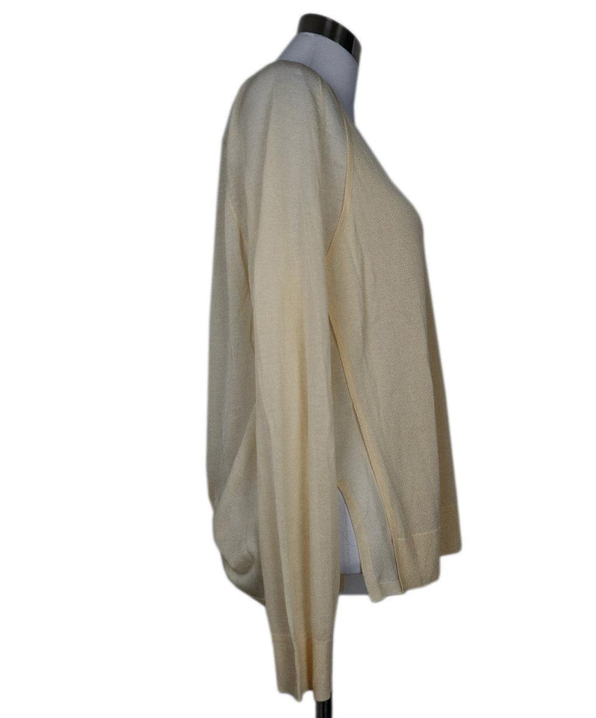 Lafayette Cream Cardigan Sweater sz 10 - Michael's Consignment NYC
