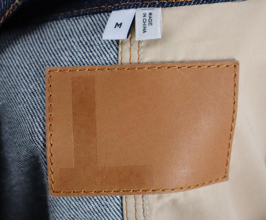 Lafayette Denim & Cotton Stitched Jacket sz 6 - Michael's Consignment NYC