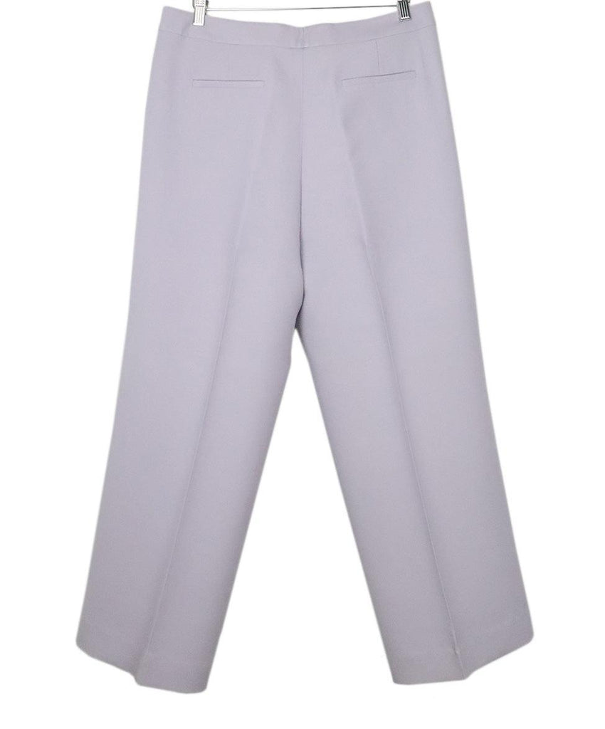 Lafayette Purple Wool Silk Pants sz 14 - Michael's Consignment NYC