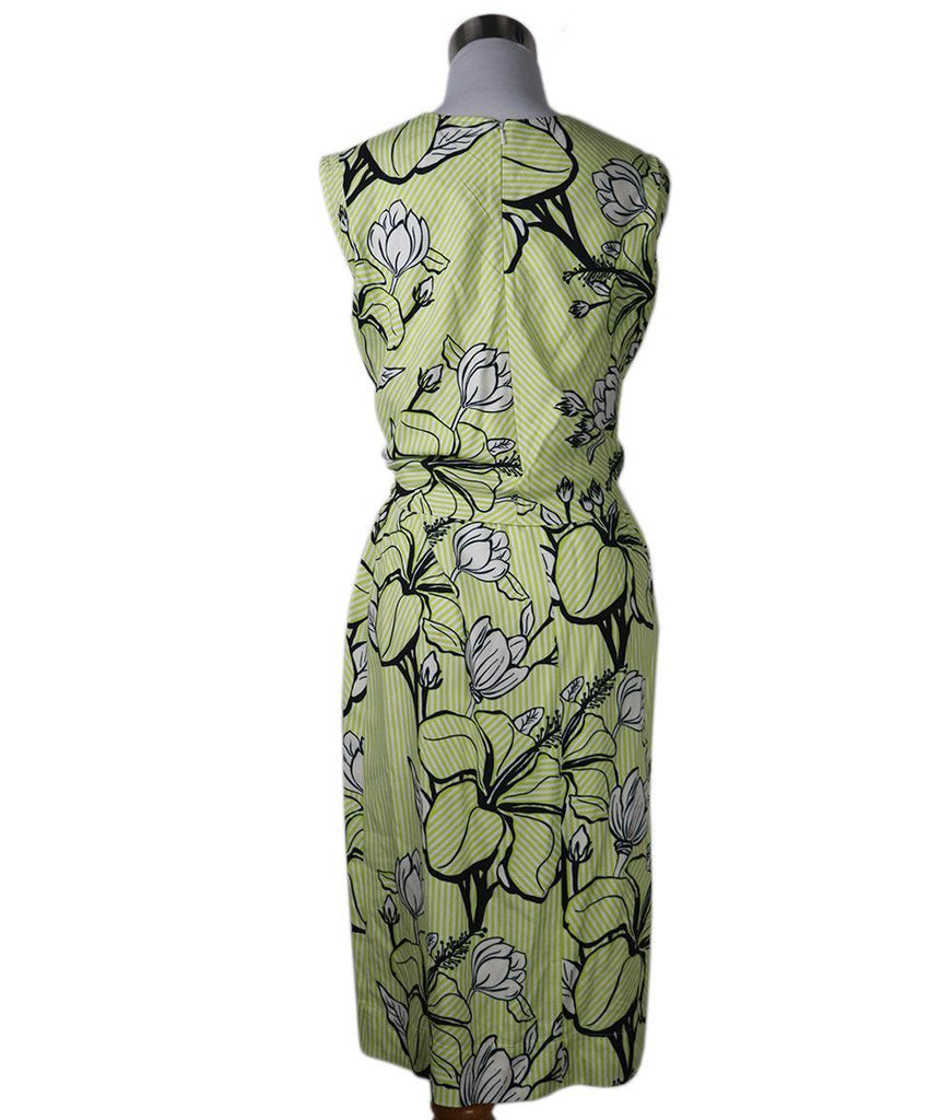 Lela Rose Green & Black Dress sz 8 - Michael's Consignment NYC