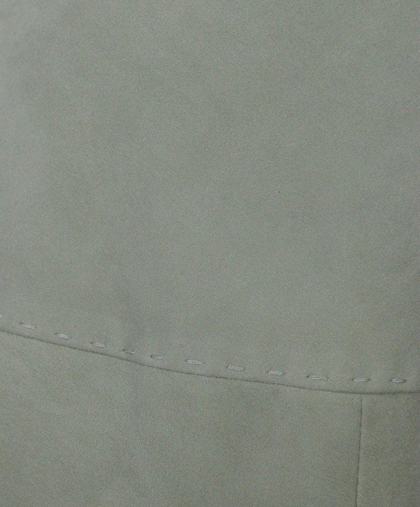 Les Copains Neutral Stitched Suede Skirt sz 8 - Michael's Consignment NYC