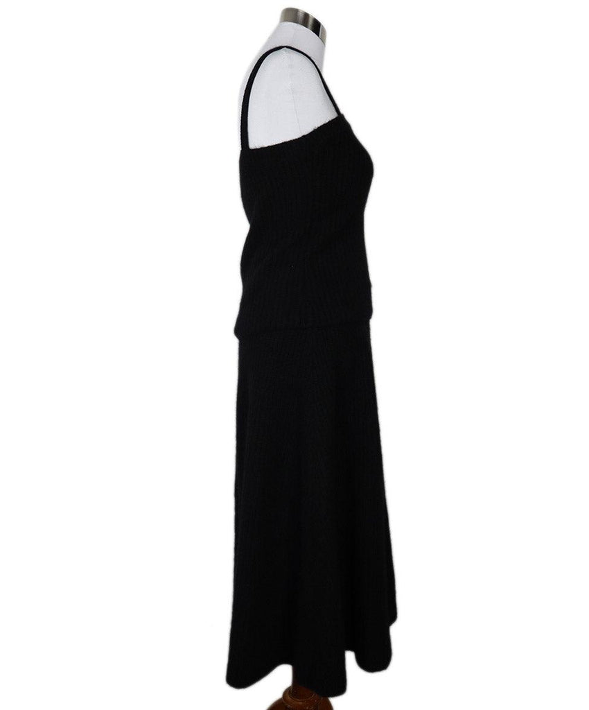 Lippes Black Cashmere Skirt Set sz 8 - Michael's Consignment NYC