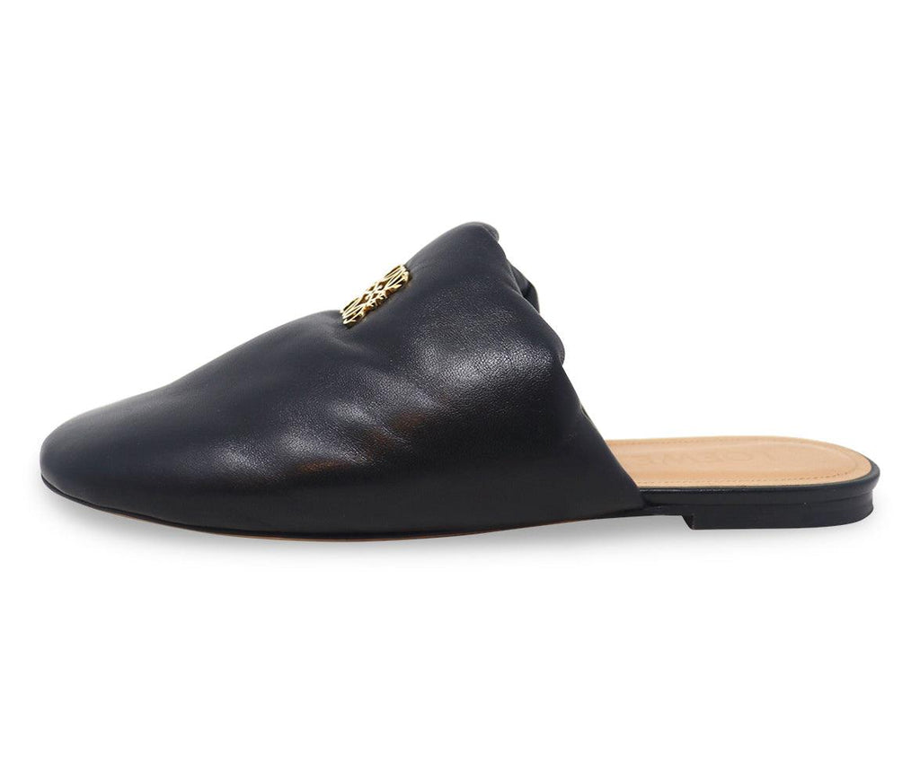 Loewe Black Leather Mules sz 9 - Michael's Consignment NYC