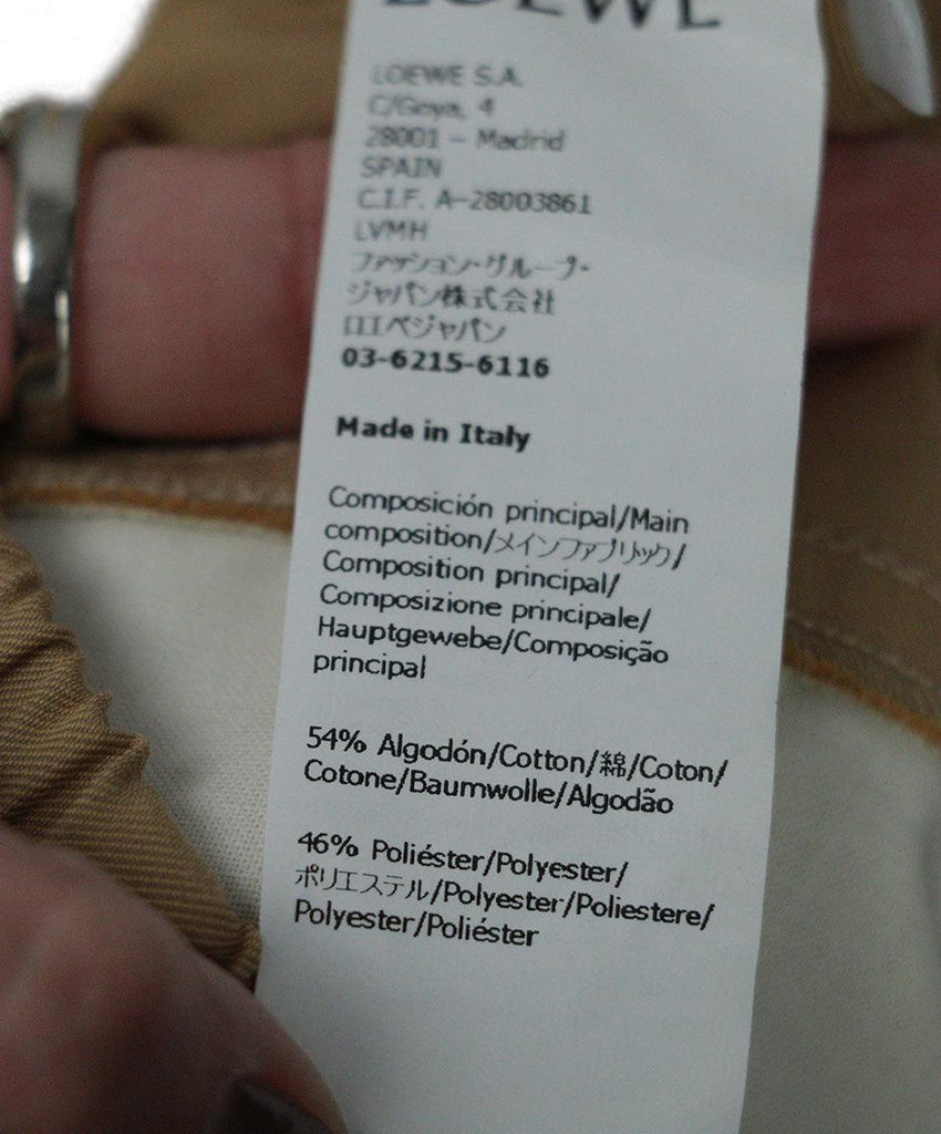 Loewe Yellow Cotton Pants sz 6 - Michael's Consignment NYC
