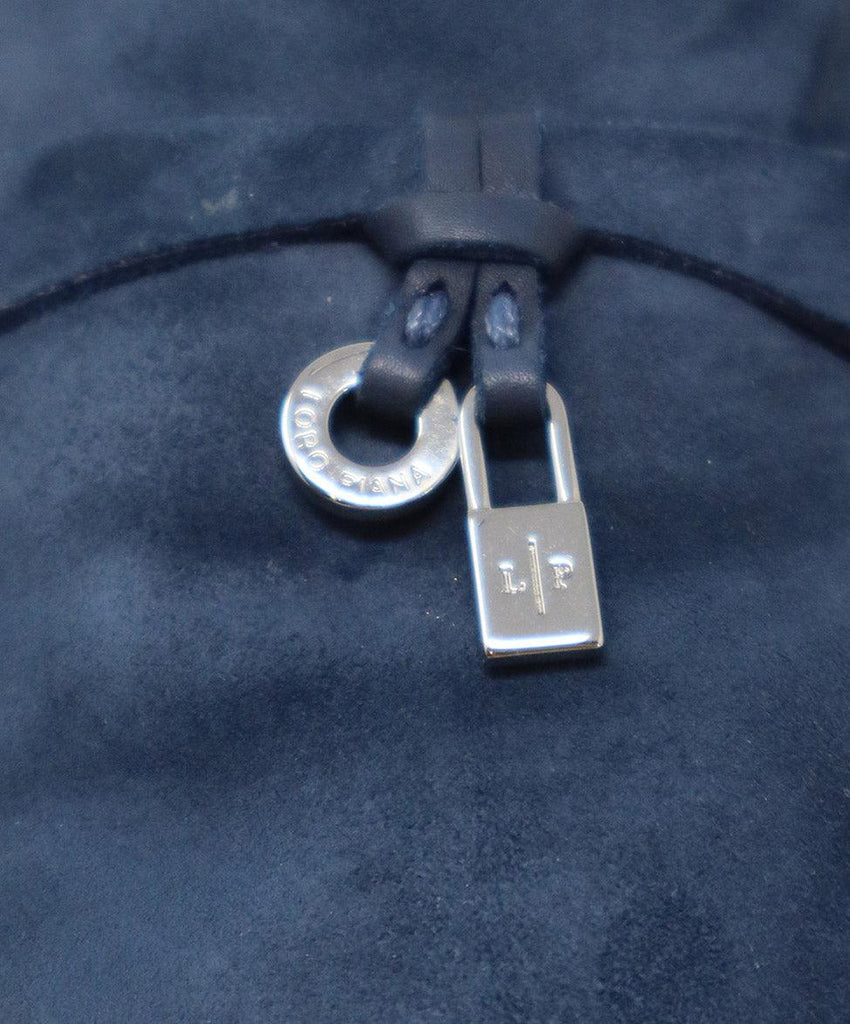 Loro Piana Blue Suede Slides sz 11 - Michael's Consignment NYC