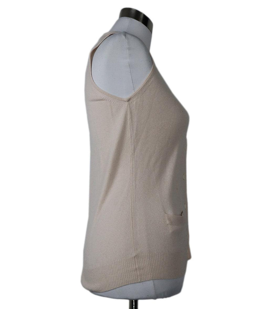 Loro Piana Pale Pink Cashmere Vest sz 2 - Michael's Consignment NYC