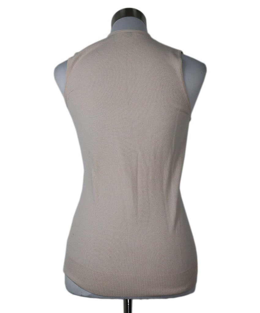 Loro Piana Pale Pink Cashmere Vest sz 2 - Michael's Consignment NYC