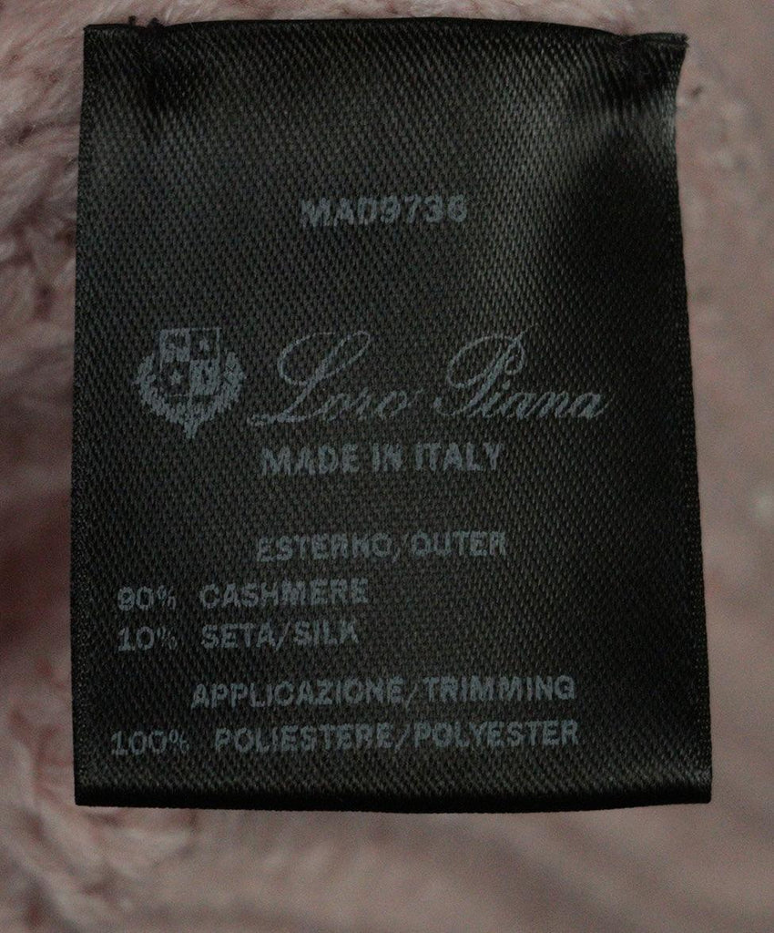 Loro Piana Pink Cashmere Sequin Turtleneck sz 4 - Michael's Consignment NYC