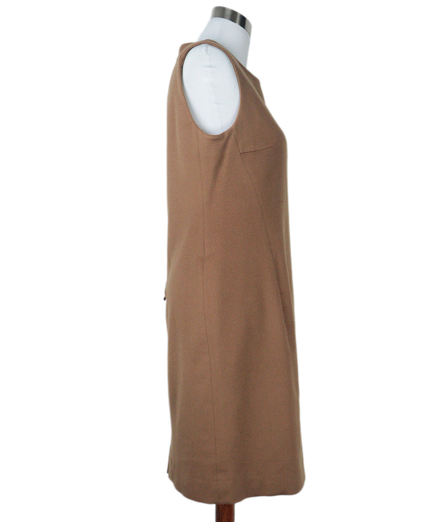 Loro Piana Tobacco Cashmere Dress sz 8 - Michael's Consignment NYC